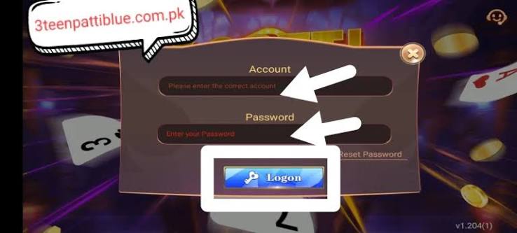 3 Patti Blue registration form showing phone number input and SMS verification code fields